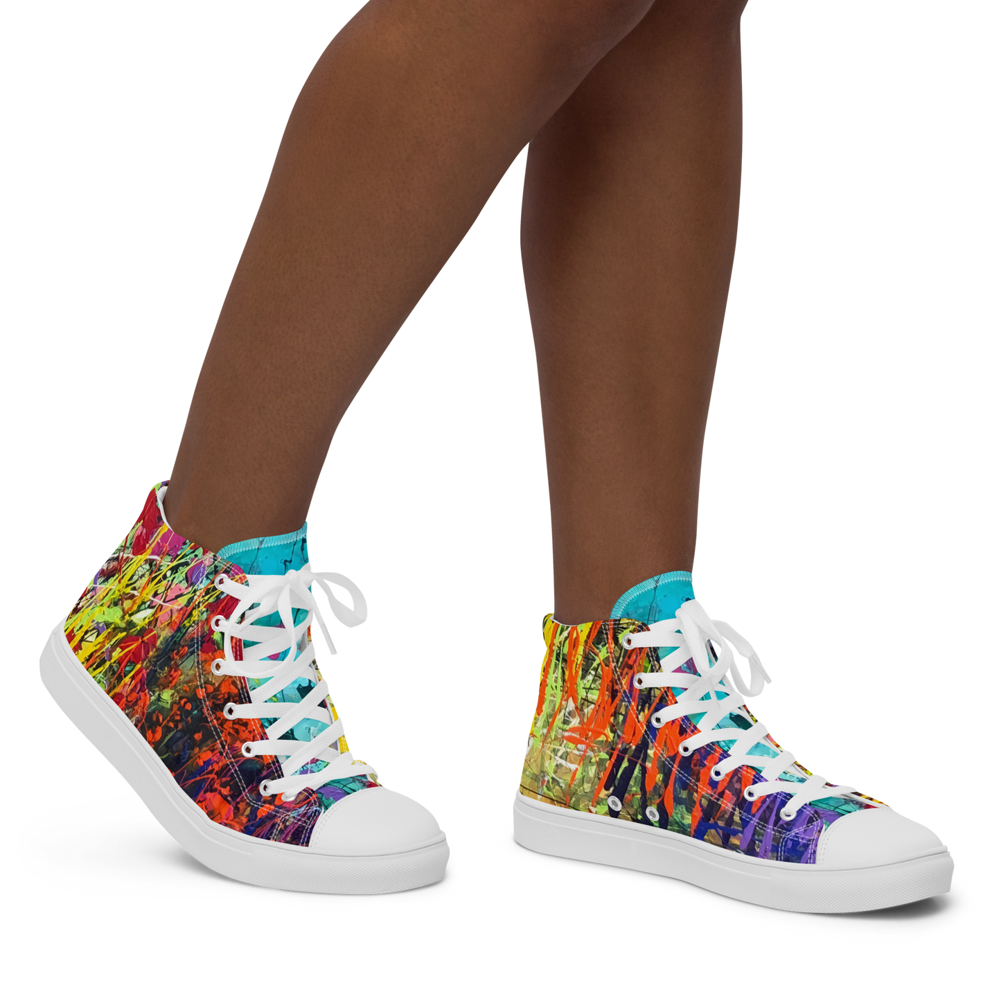 Jim Tucker : Women's High Top Canvas Shoes