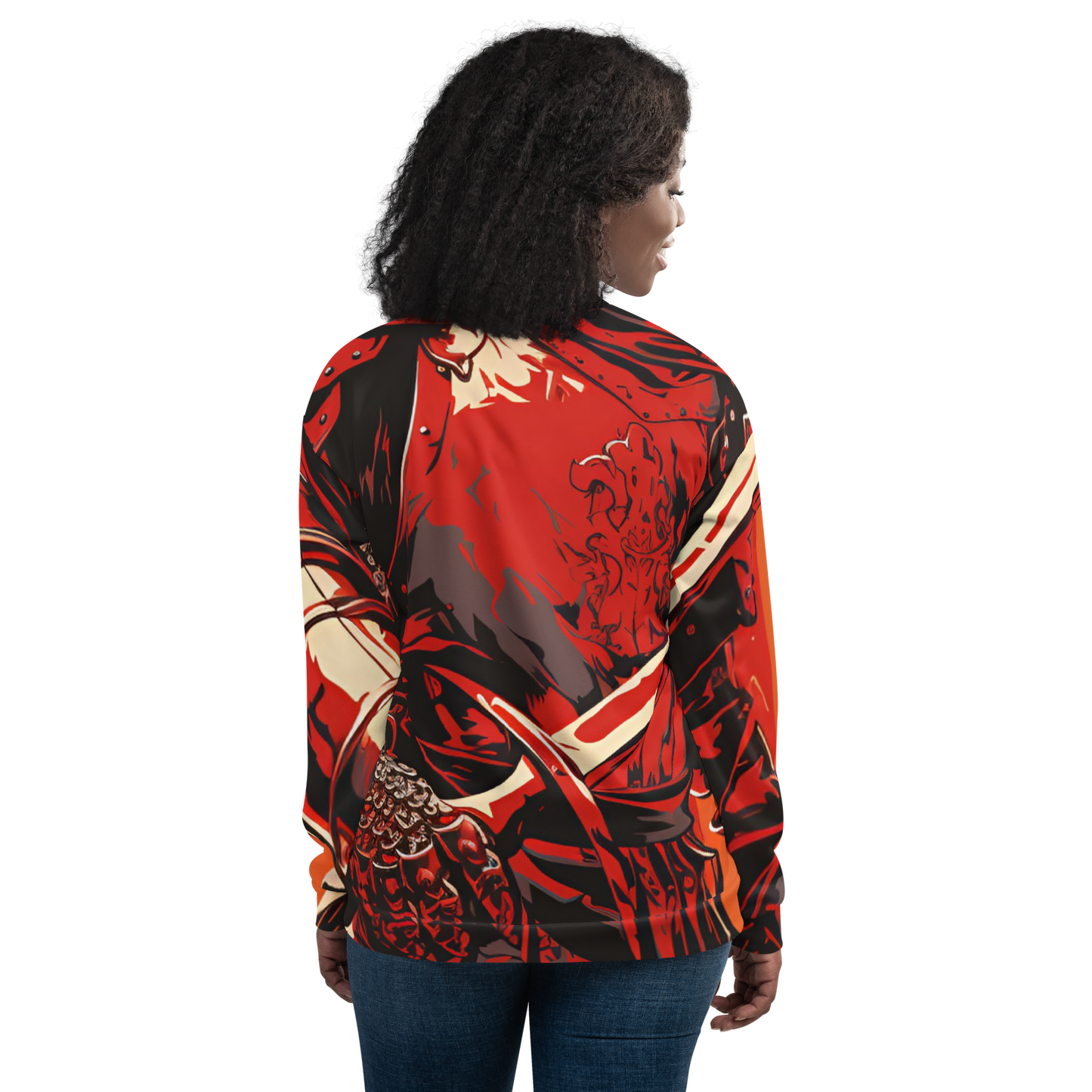 Crusader Design: All-Over Print Unisex Bomber Jacket