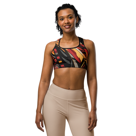 College Team Colors: All-Over Print Sports Bra