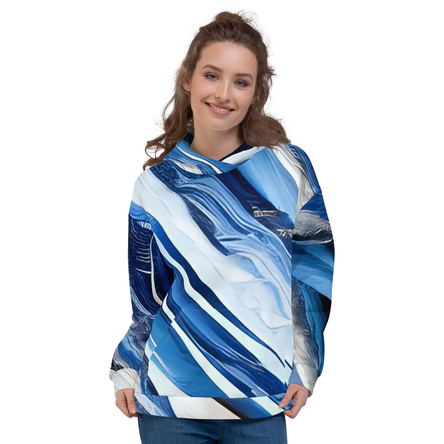 Cristina: All-Over Print Unisex Hoodie