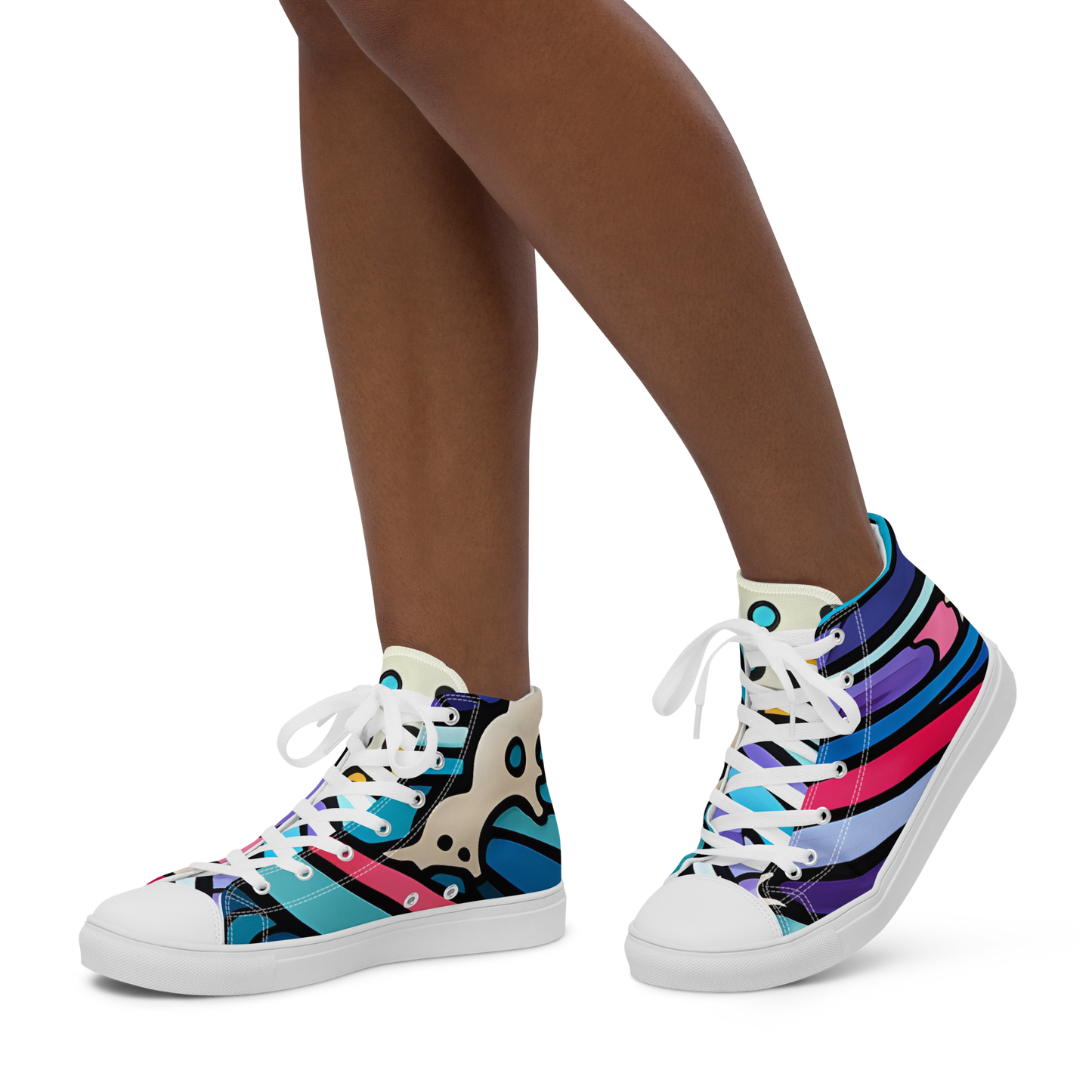 Pop Art: Women's High Top Canvas Shoes