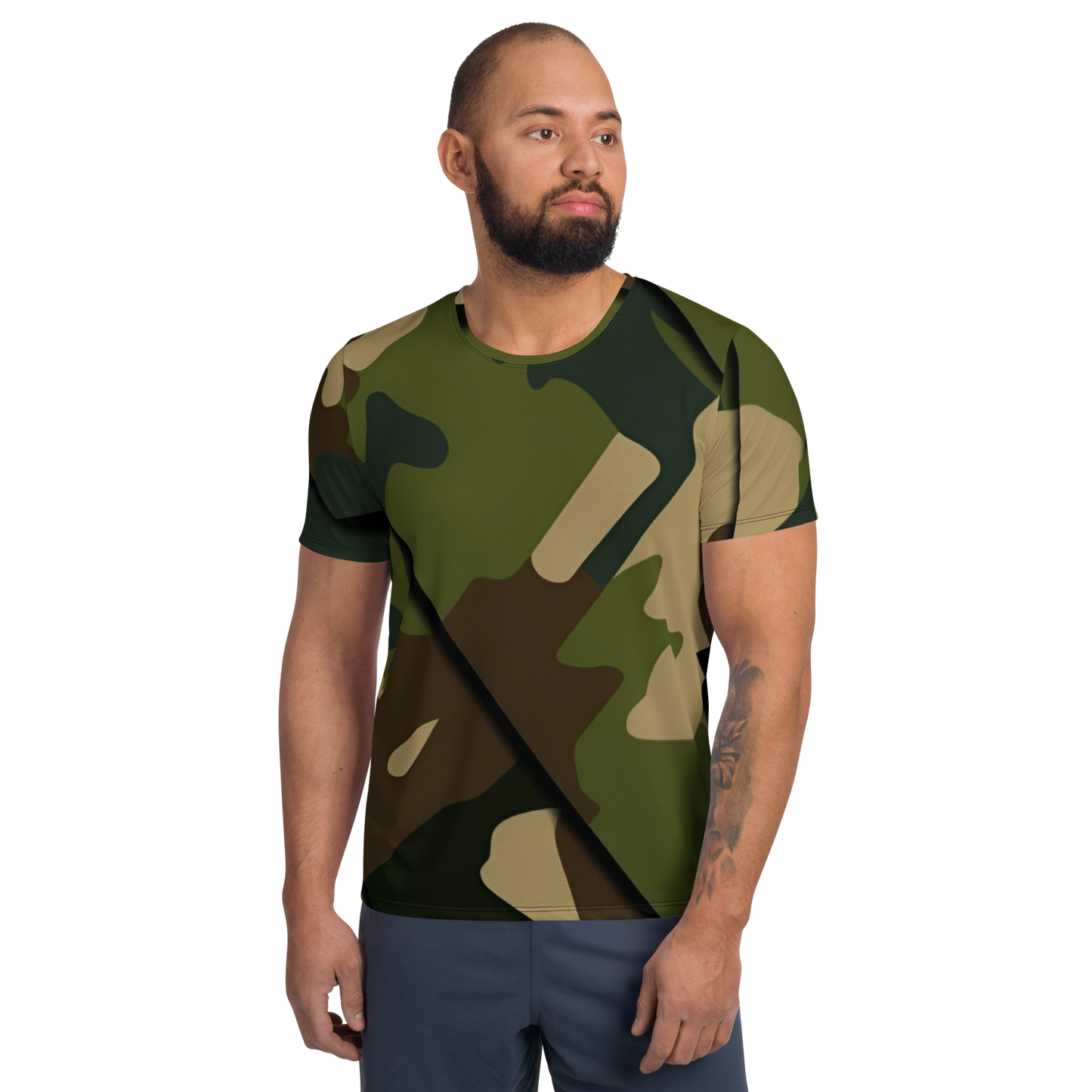 All-Over Print Men's Athletic T-Shirt